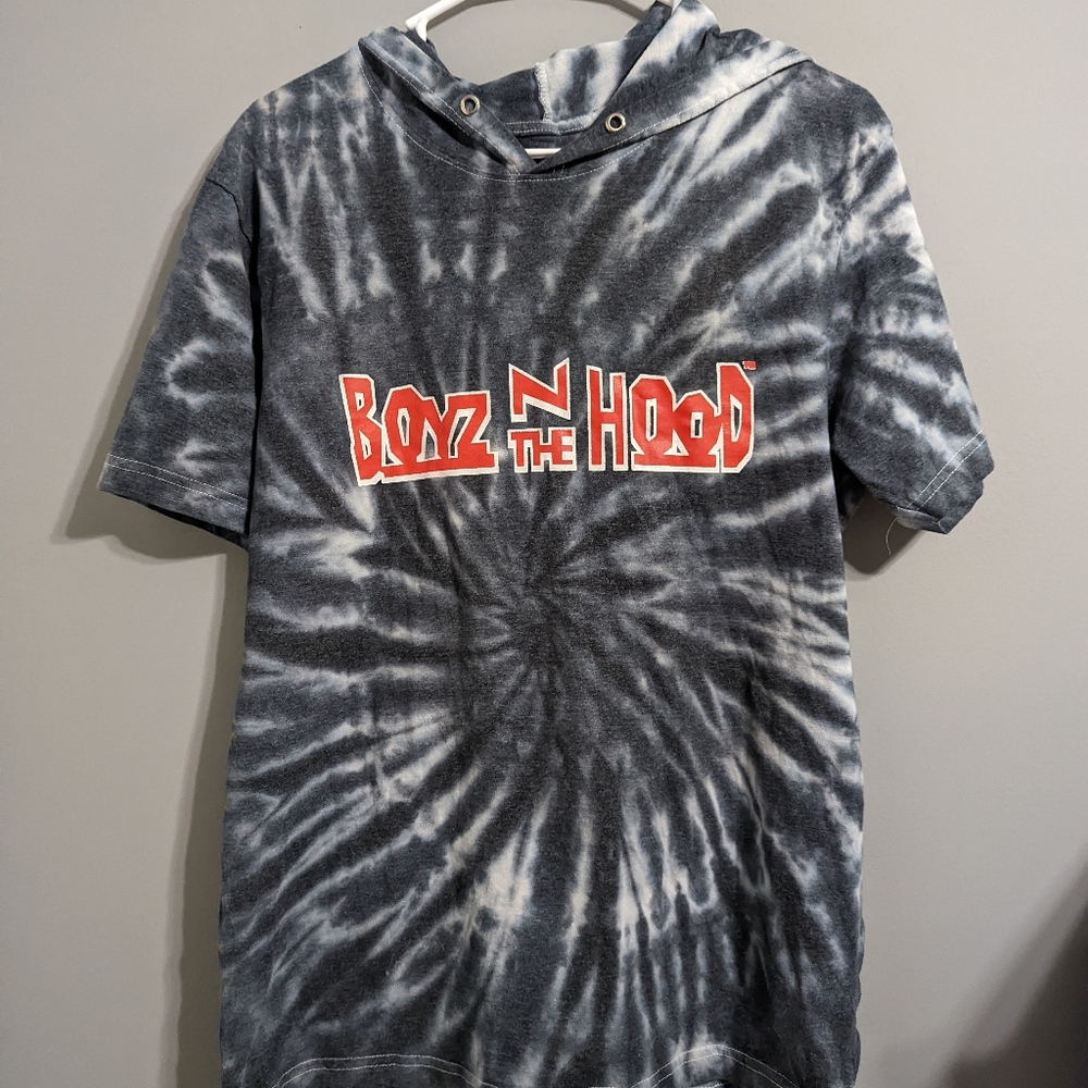 Boyz n the hood grey tie dye hooded Columbia pictures Inc tshirt 2021